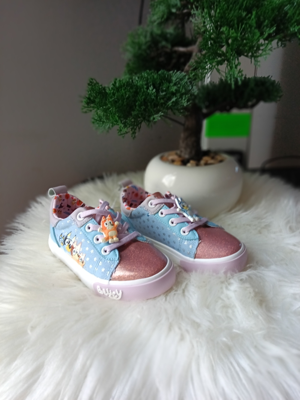 Kids Bluey Sneakers in Pink & Blue - Picture 2 of 7